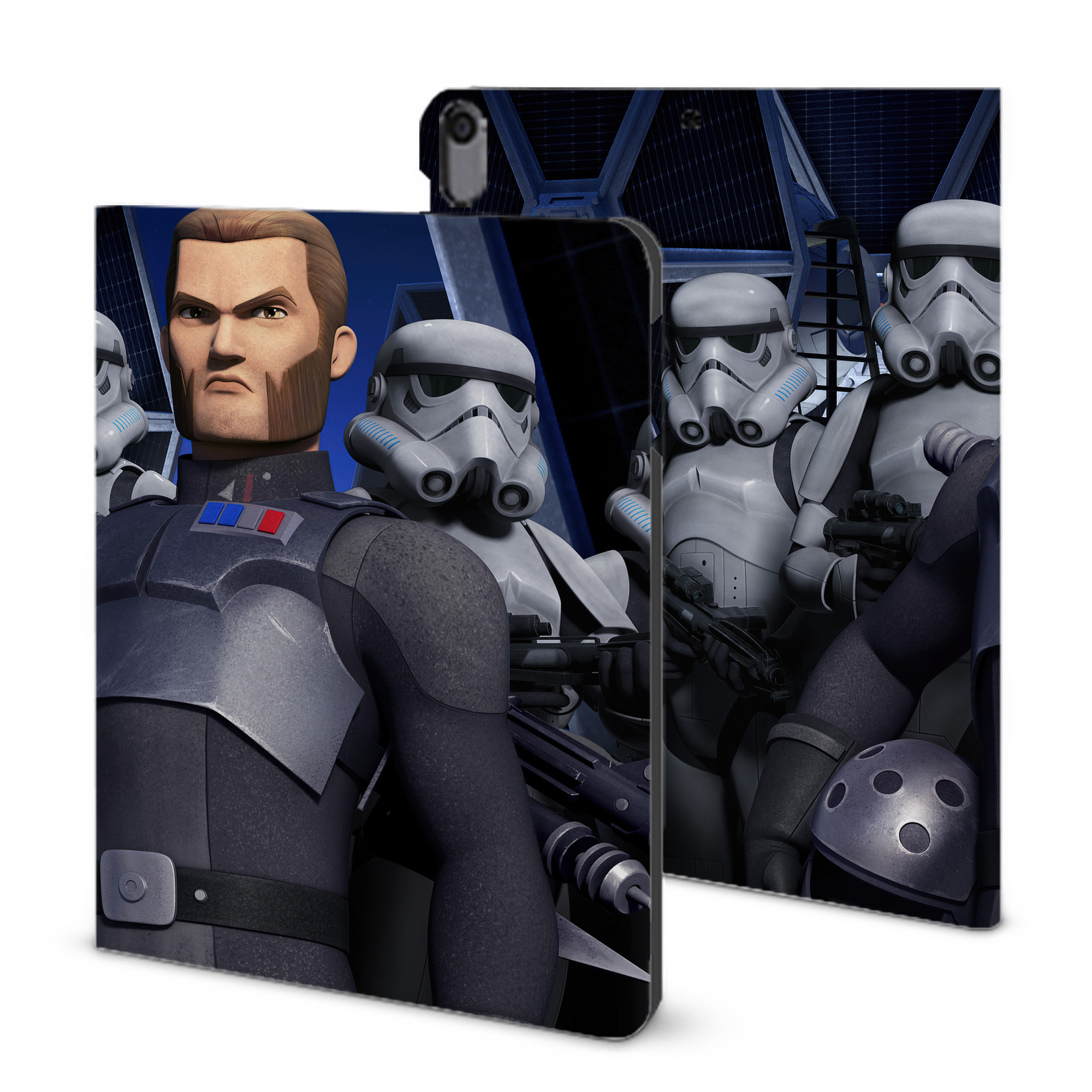 （画像用） スター・ウォーズ Star Wars IPad ケース ブック型 PUレザー TPU 耐衝撃 軽量 薄型 ペン収納なし 全面保護 IPad 各モデル対応
